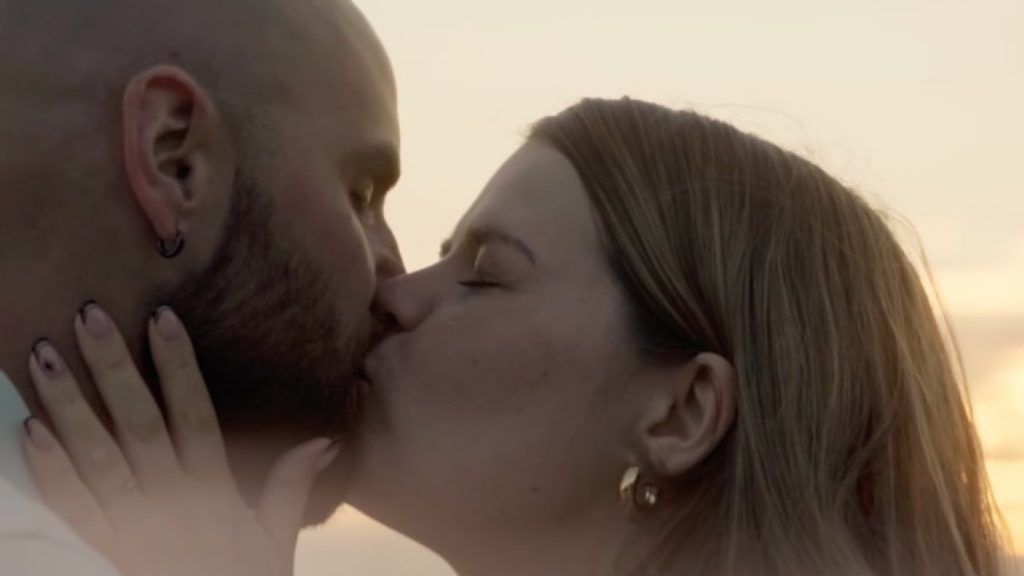 Clémence et Dimitri au coucher de soleil